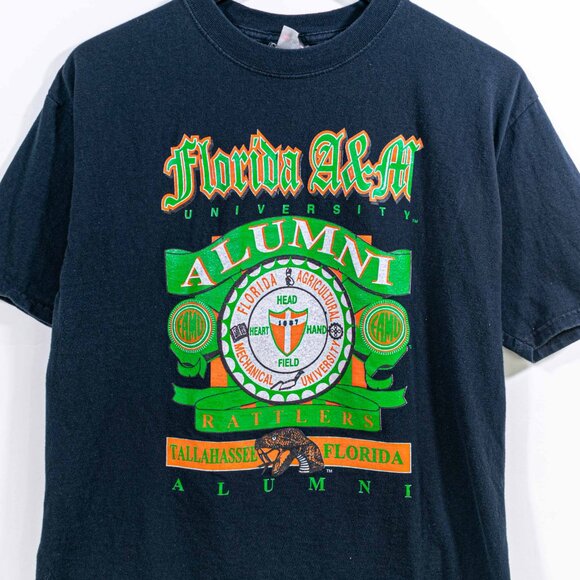 Florida A&M University Alumni Crest T-Shirt FAMU HBCU Medium Y2K Streetwear - Picture 7 of 7